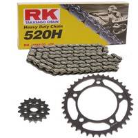 Kettensatz Cagiva Mito 125 92-99 Kette RK 520H 114 Offen 14/41