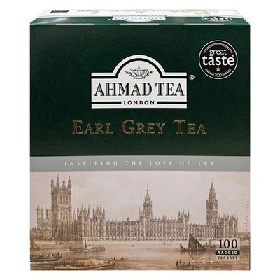 200 g AHMAD TEA SCHWARZER TEE EARL GREY - 100 BEUTEL - Rückstandskontrolliert