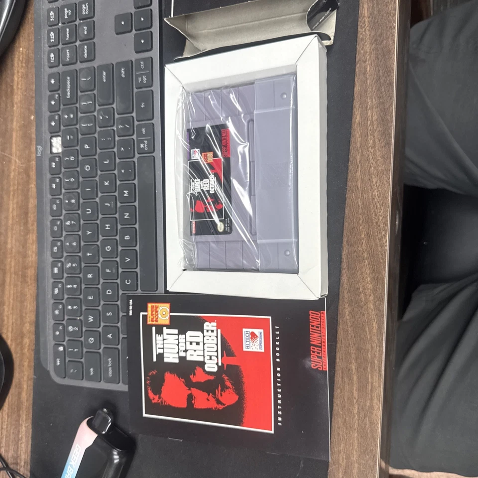 SNES The Hunt For Red October CIB w Manual - Image 2 of 4