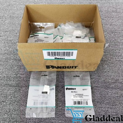 For Panduit NK688MAW Cat 6 Keystone Punchdown Jack Module, Arctic White (50) Pcs