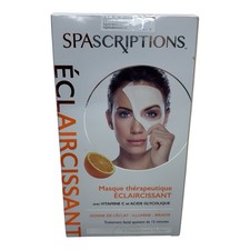 Spa Scriptions Brightening Spa Treatment Mask Facial Skin Therapy Vitamin C