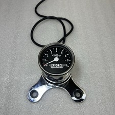 Drag Specialties Matte Blackblack Mini Electronic 8000 Rpm Tach For Harley Drag Specialties Matte Blackblack Mini Electronic 8000 Rpm Tach For Harley