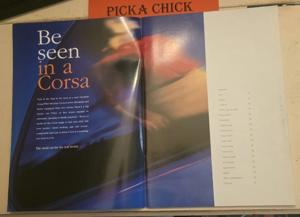 Vauxhall Corsa 1995 Models Edition Number 2 Brochure - Image 2 of 4