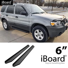 APS Running Board Black 6" Fit Ford Escape 01-07