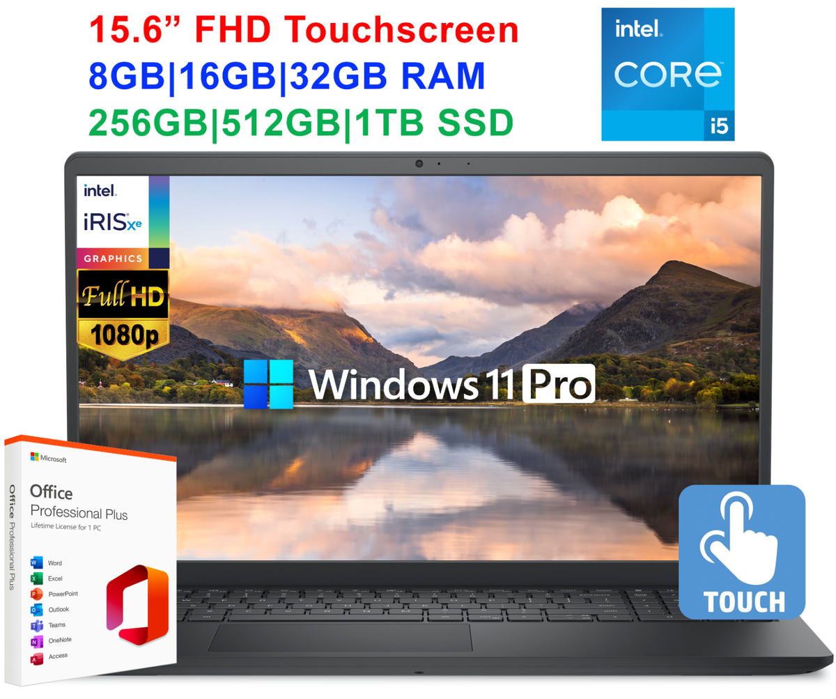 DELL i5 SSD 256GB RAM 8GB Win11 Office