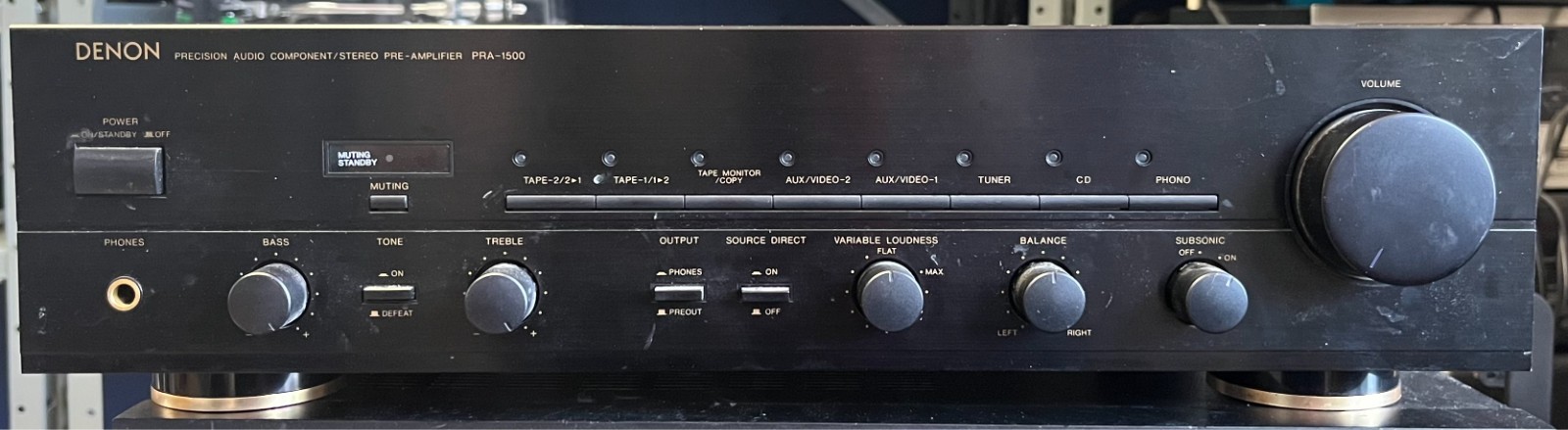 Denon PRA-1500 vintage audio equipment - eBay listing photo 1