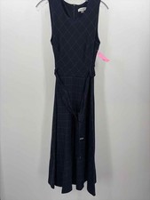 Pre-Owned Calvin Klein Navy Size 4 Maxi Sleeveless Dress