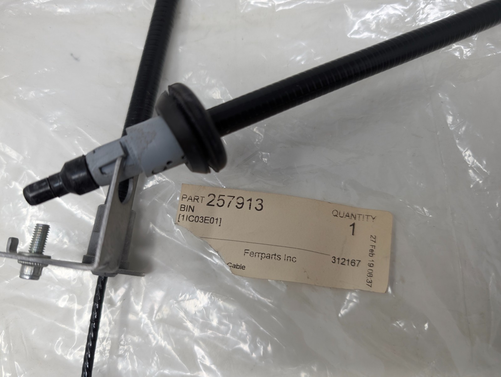 Ferrari 458 Spider Italia LH Parking Brake Cable Ferrparts 257913 (P8)