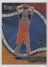 2020 Select Courtside Red White Orange Shimmer Prizm Aleksej Pokusevski #284 0b3