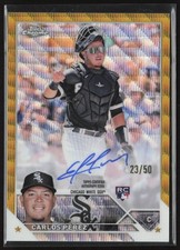 2023 Topps Chrome Carlos Perez Rookie Auto Gold /50 #RA-CP RC Chicago