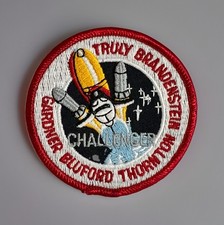 NASA Patch Challenger STS-8 Truly Brandenstein Gardner Bluford Thornton 3"