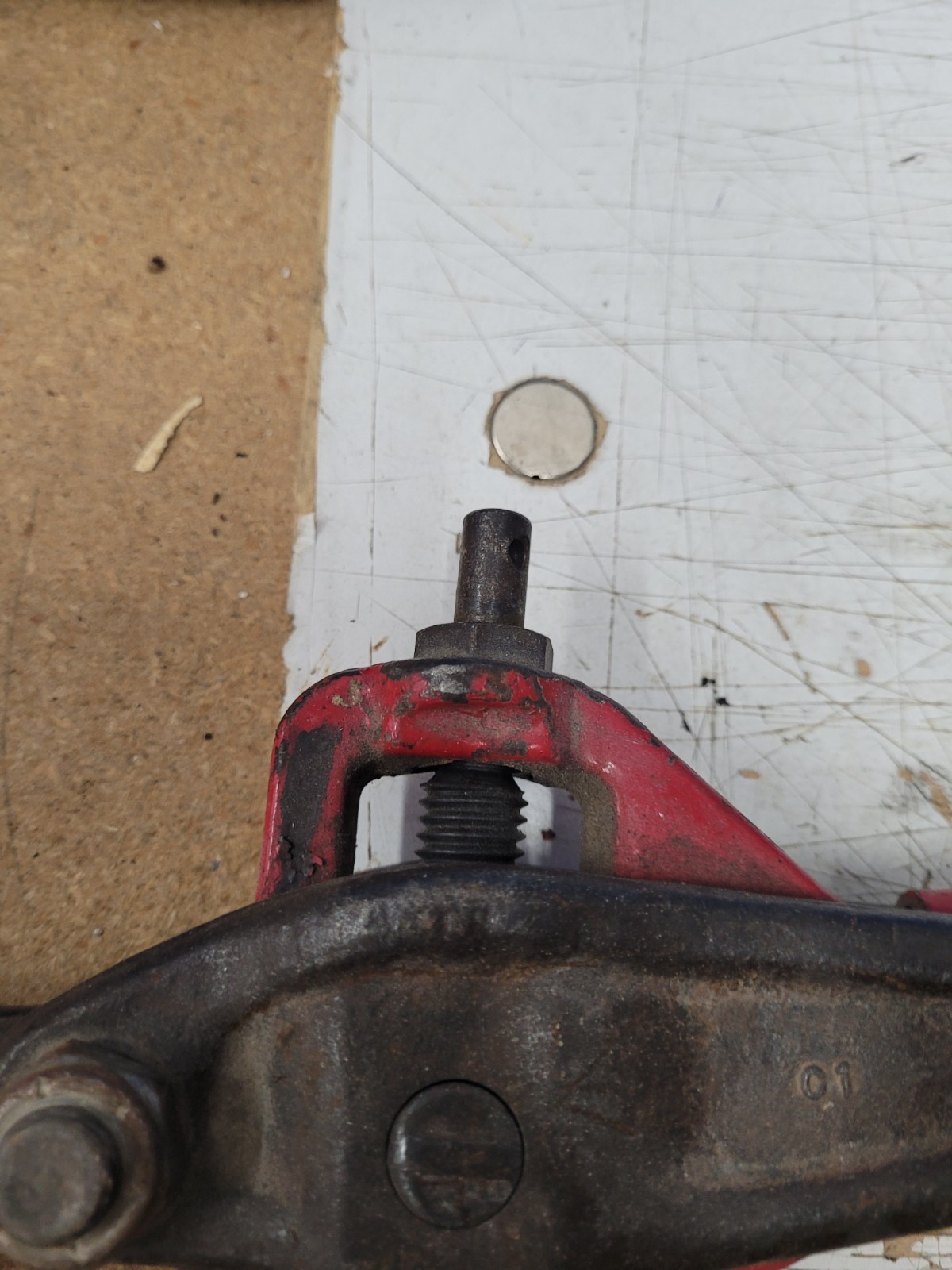 Wheeler-Rex 590-06 Manual Chain Soil Pipe Cutter 26" Chain Needs New Drive Screw