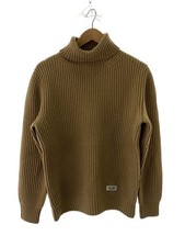 SUÉTER CUELLO ALTO LANA WACKO MARIA 15AW M Lana BEG Sólido 15FW WMK PL02