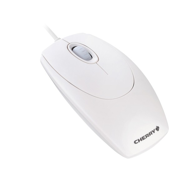 Cherry Wheelmouse Optical M-5400-0 Kabelgebunden, Weiß-Grau, Usb, Ps/2-Adapter-image