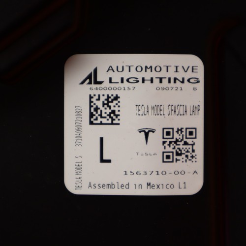 TESLA MODEL S PLAID FOG LIGHT LEFT 2021 2022 2023 3 PIN LED 1563710-00-A OEM - Picture 11 of 12