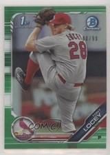 2019 Bowman Draft Chrome Green Refractor 80/99 Tony Locey #BDC-70 2p7
