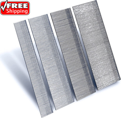 18 Gauge Brad Nails 4 Sizes (2'',1-1/2'',1-1/4'',3/4'') Galvanized 18 GA Nail Gun Na