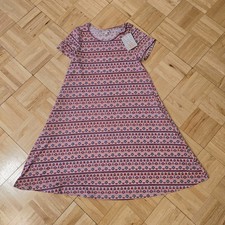 LuLaRoe XS JESSIE Dress with Pockets NWT Pink stripe