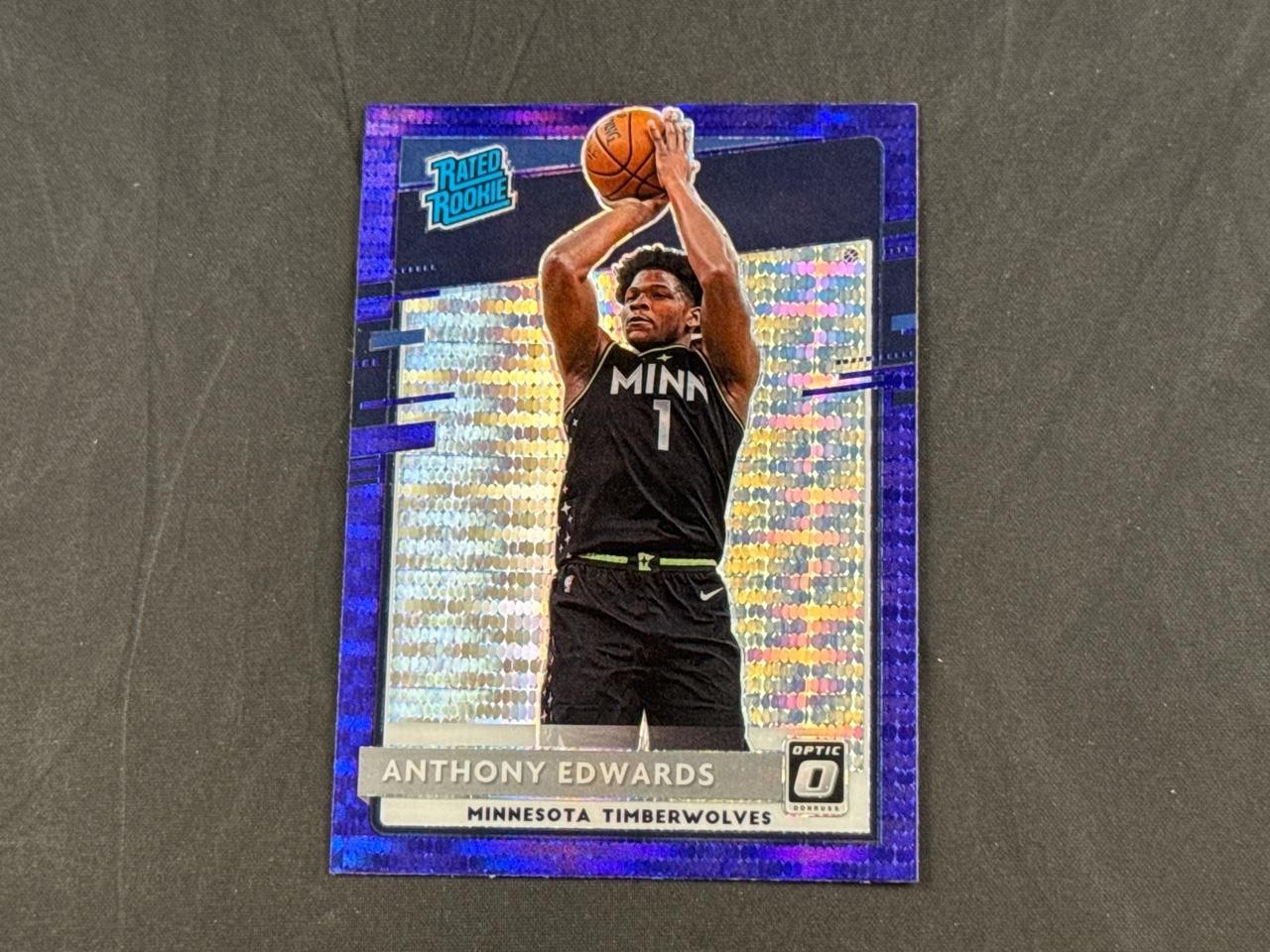 Anthony Edwards 2020 Optic #151 Purple Pulsar Price Guide - Sports 