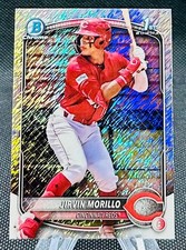 2025 Bowman Chrome Shimmer Refractor Jirvin Morillo 1st Bowman Cincinnati Reds