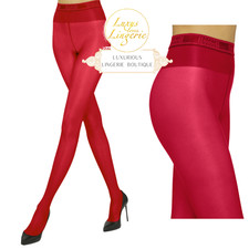 Neon 40 Tights By Wolford M Framboise Pink Stockings High Gloss Shine Fatal