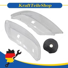 Fit Für Audi Q7 2006-2015 L + R Scheinwerferglas Streuscheiben Abdeckung DE