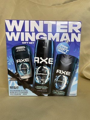 AXE Winter Wingman Gift Set Body Wash Deodorant Spray Antiperspirant APOLLO