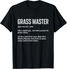 Grass Master - Landscaping Lawn Mower Mowing T-Shirt