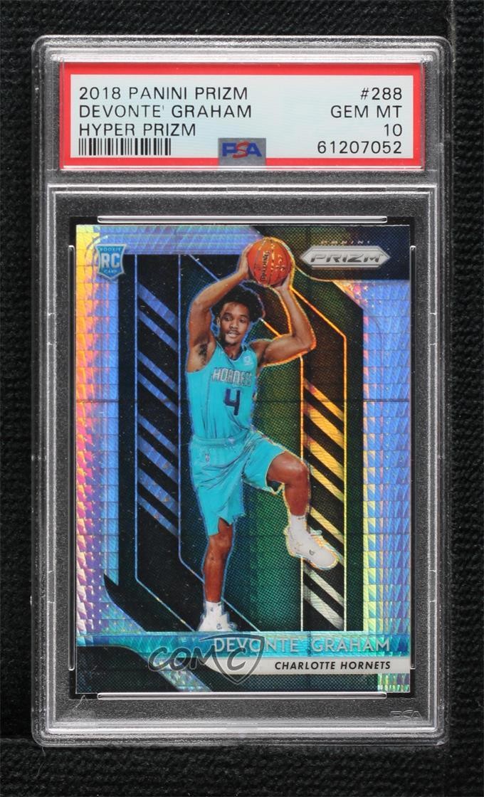 2018-19 Panini Prizm Hyper Prizm Devonte' Graham #288 PSA 10 GEM MT 01nw