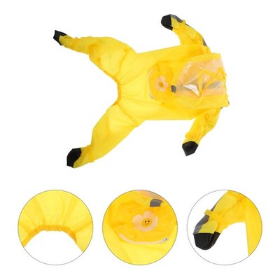 Small Dog Rain Coat Jacket for Dogs Waterproof Pet Raincoat with Clear Hood