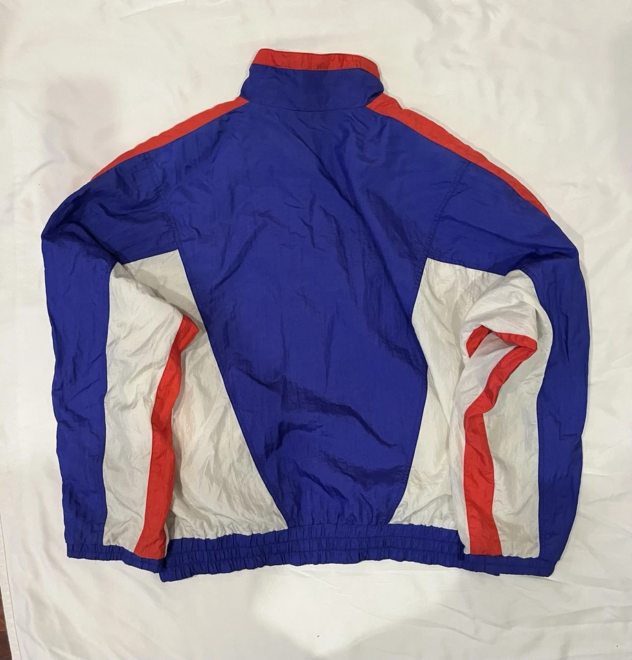 Chaqueta cortavientos Head Track Suit vintage años 80 90 rojo, azul, blanco XL Foto 2 de 3