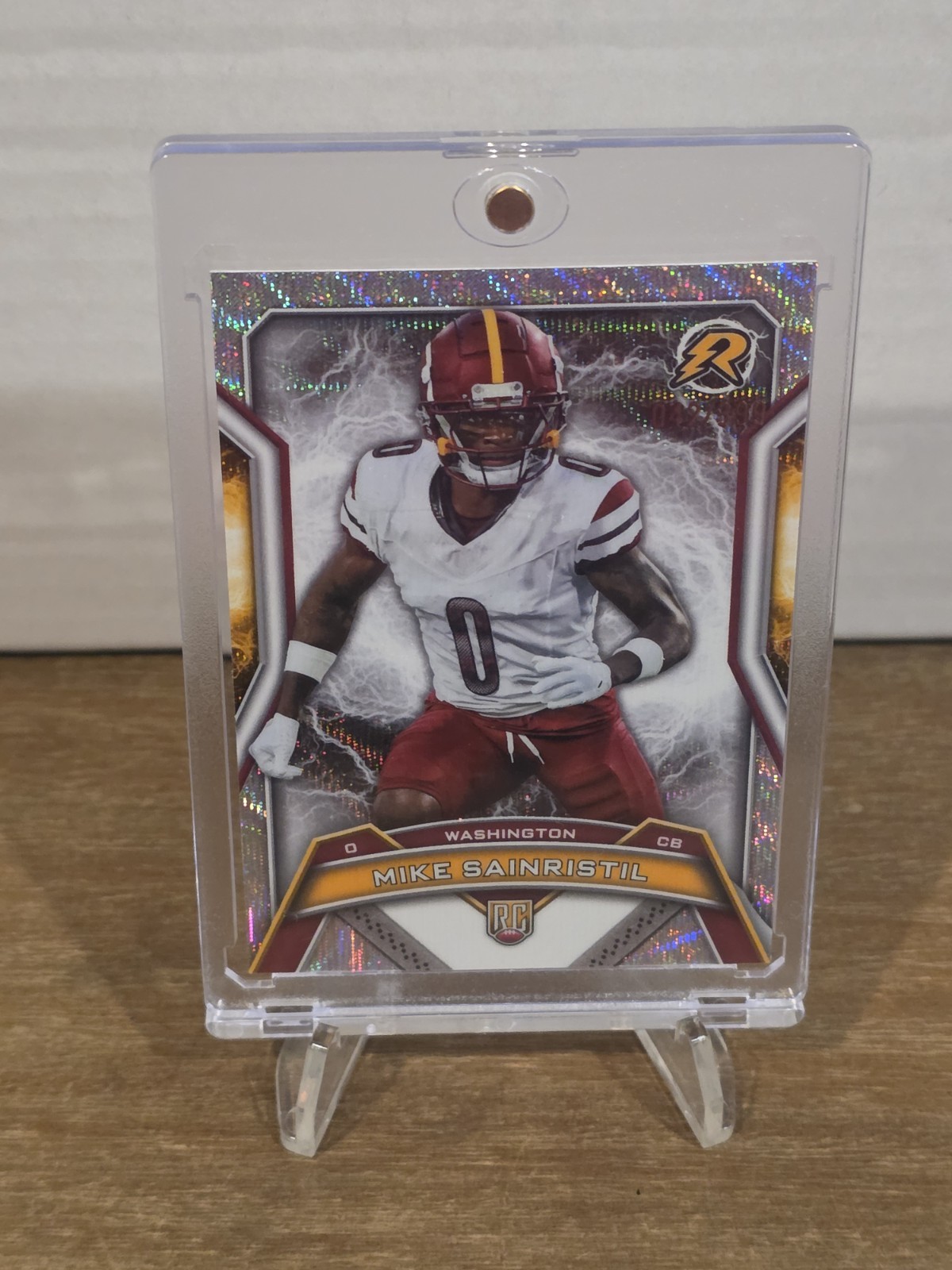 Mike Sainristil Topps Resurgence #199 Blue Surge
