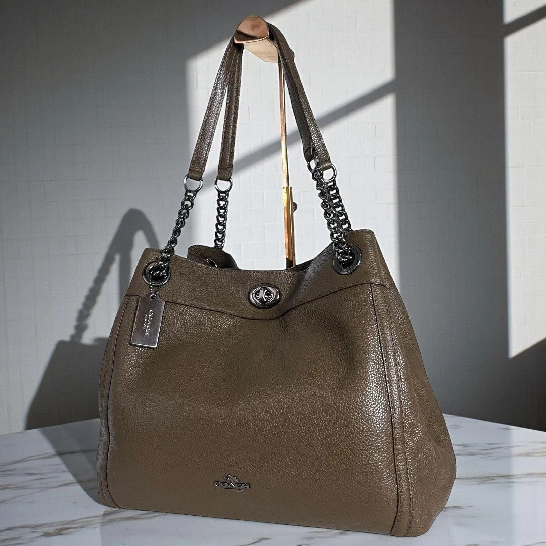 Coach ショルダーバッグ グリーンバッグ & ハンドバッグ 女性用 | eBay