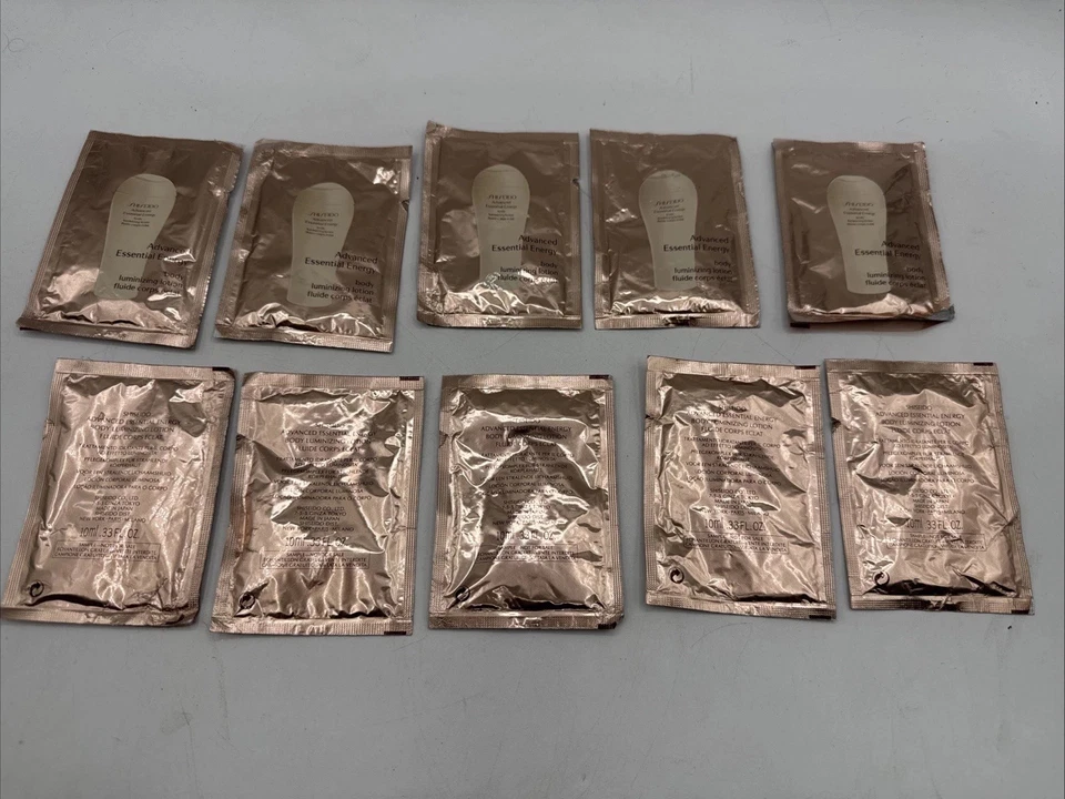 Set Of 10 Shiseido Advanced Essential Energy Body Luminizing 10ml Discontinued - Image 2 of 4