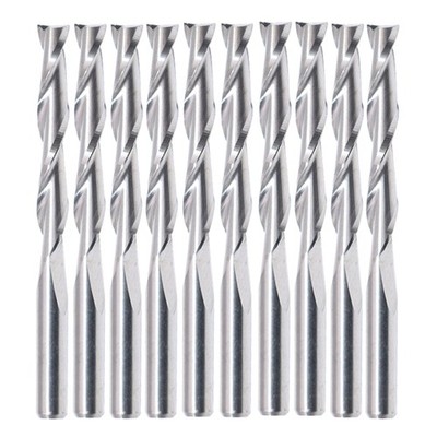 Engraving Machine Milling Cutter Spiral Cutting Slotting Carving 3.175x22mm