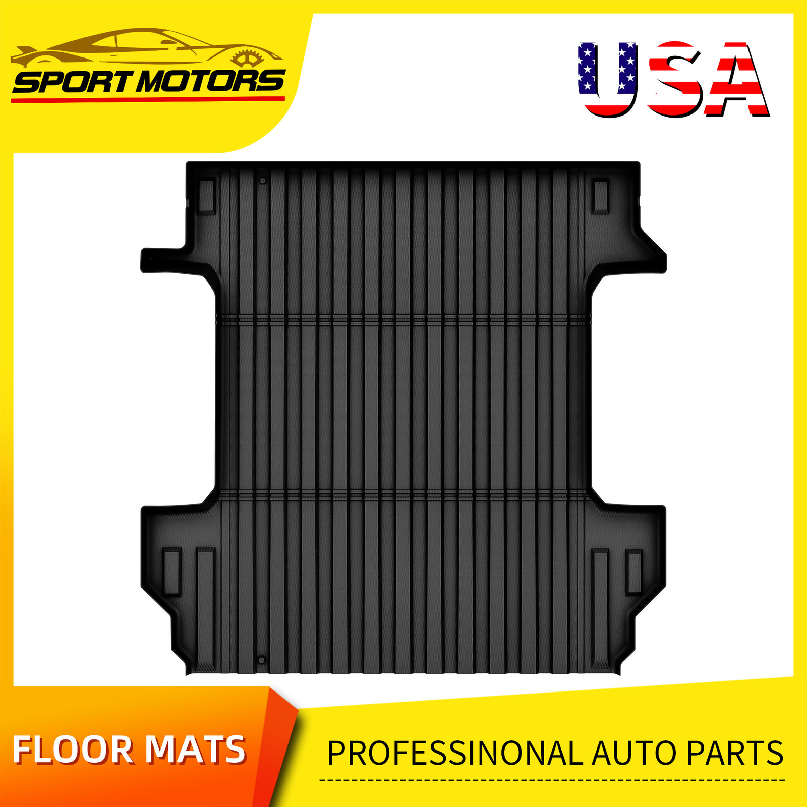 Truck Bed Mat Heavy Duty for 2019-2025 Chevy Silverado / GMC Sierra 1500 5.8FT