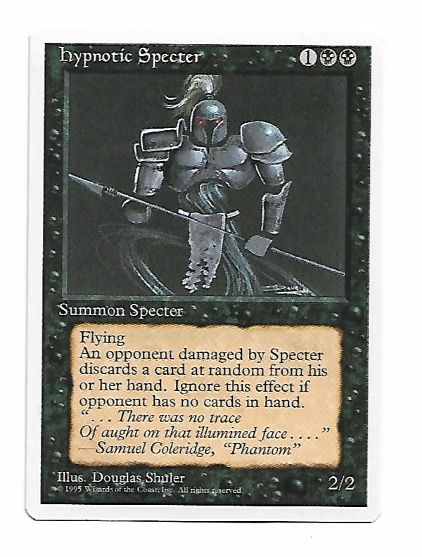 MTG - Magic the Gathering - 1x Hypnotic Specter ~ Fourth Edition ~ 4Ed ~ M/NM