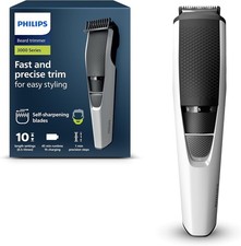 Philips Series 3000 Mens 3 Day Beard & Stubble Trimmer Styler 10 Length 0.5-10mm
