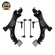 6X Front Lower Control Arm w/Ball Joints Sway Bars for 2010-2017 Equinox Terrain