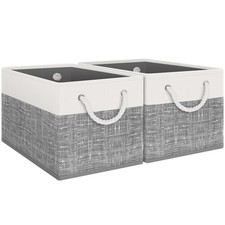 Storage Bins 2Pack, Foldable Storage Baskets for Organizing Toys, Books, Shel...