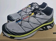 Salomon XT-6 - Alloy / Black / Dark Citron - UK 9.5 / US 10 / EUR 44. ACS XT 4