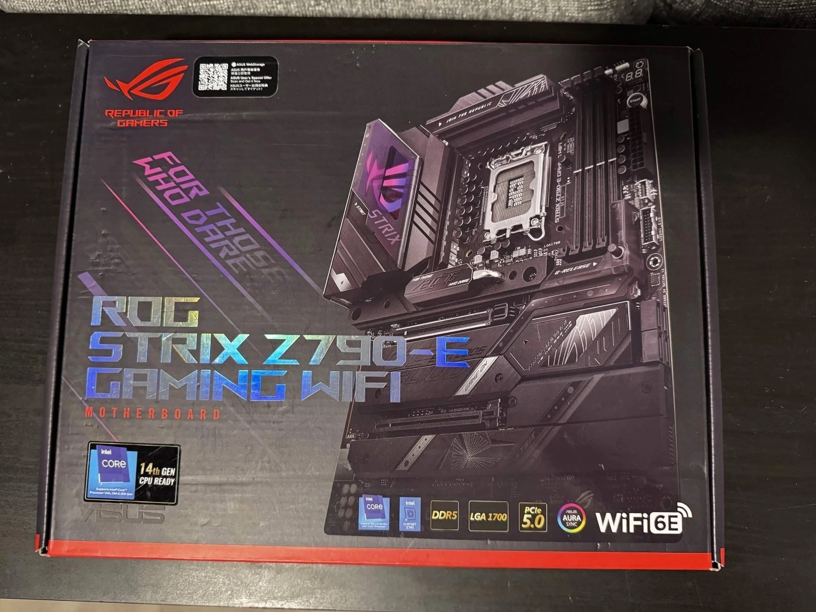 ASUS ROG Strix Z790-E Gaming WiFi LGA 1700 ATX Intel Motherboard