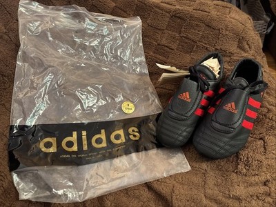 Adidas Korea T.k.d SM II NOS Black Red Martial Art Shoes Taekwondo