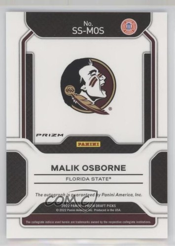 2022-23 Prizm Draft Picks Sensazionali Firme Hyper Malik Osborne Auto 0xe0 - Foto 2 di 3