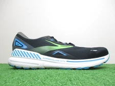 Brooks Adrenaline GTS 23 Mens 14 Wide 2E Black Blue White Sneakers 1103912E006