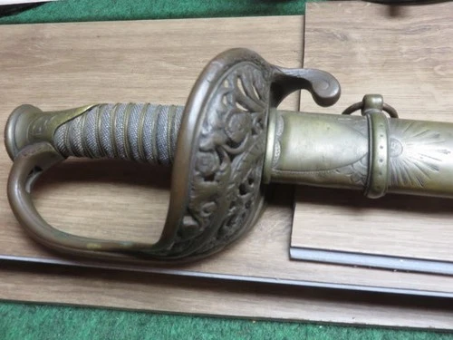 Civil War  German Clauberg Model 1850 foot officers sword, imported from Germany