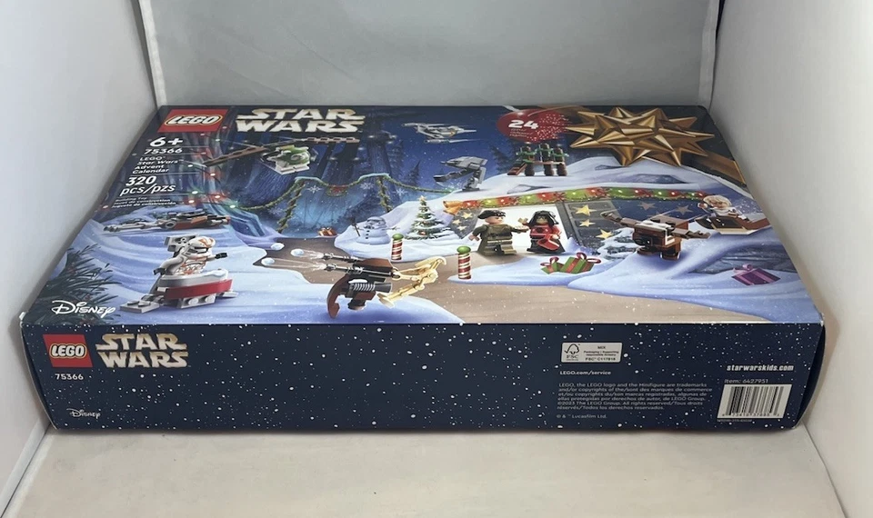 LEGO Star Wars 2023 Advent Calendar 75366 Disney Sealed RETIRED Christmas - Image 4 of 4