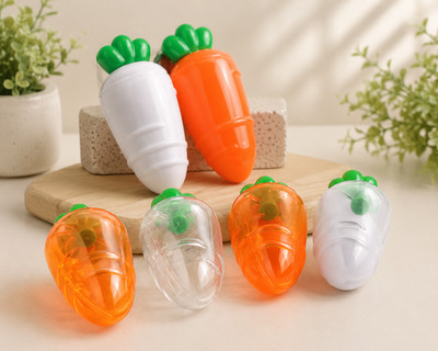 5PCS Easter Carrot Treat Containers Fillable Gift Boxes Party Favor Candy Case