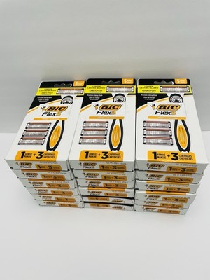 Lot Of 18 BIC Flex 5 Blade Refillable Razors, Men's, 5-Blade, 1 Handle 3 Cart 