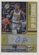 2018-19 Contenders Optic Up and Coming Gold Prizm 6/10 Aaron Holiday Auto 1q7